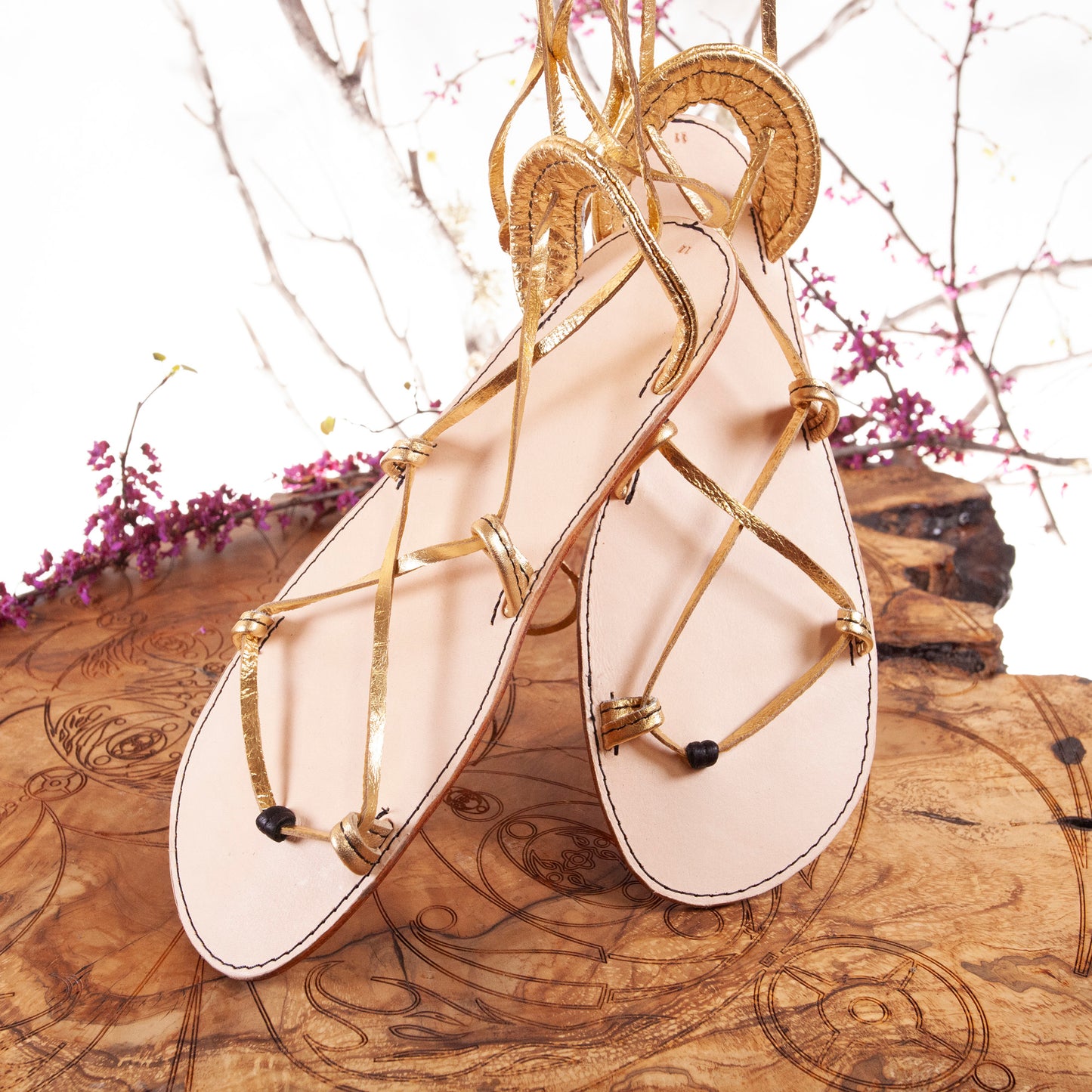 Reserve Listing for Karen M | Oasis Leather Sandals Size 8 - Astral Chrysalis Designs