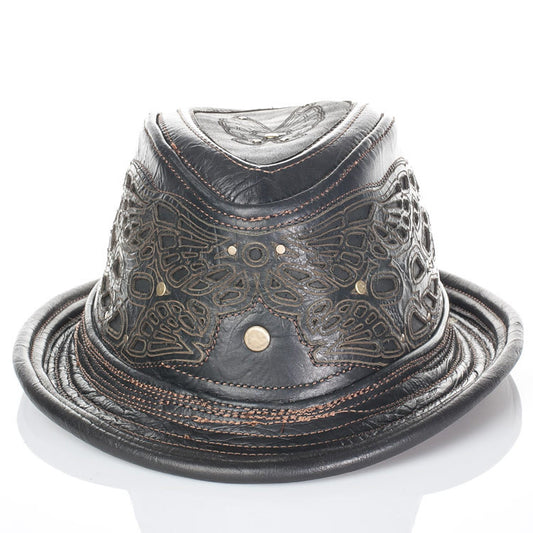 Black Sassafras Fedora | Limited Edition I - Astral Chrysalis Designs