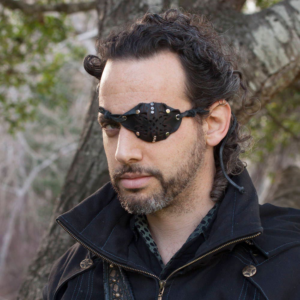 Leather See Through Pirate Eye Patch - Astral Chrysalis Designs