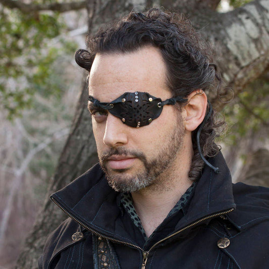 Leather See Through Pirate Eye Patch - Astral Chrysalis Designs