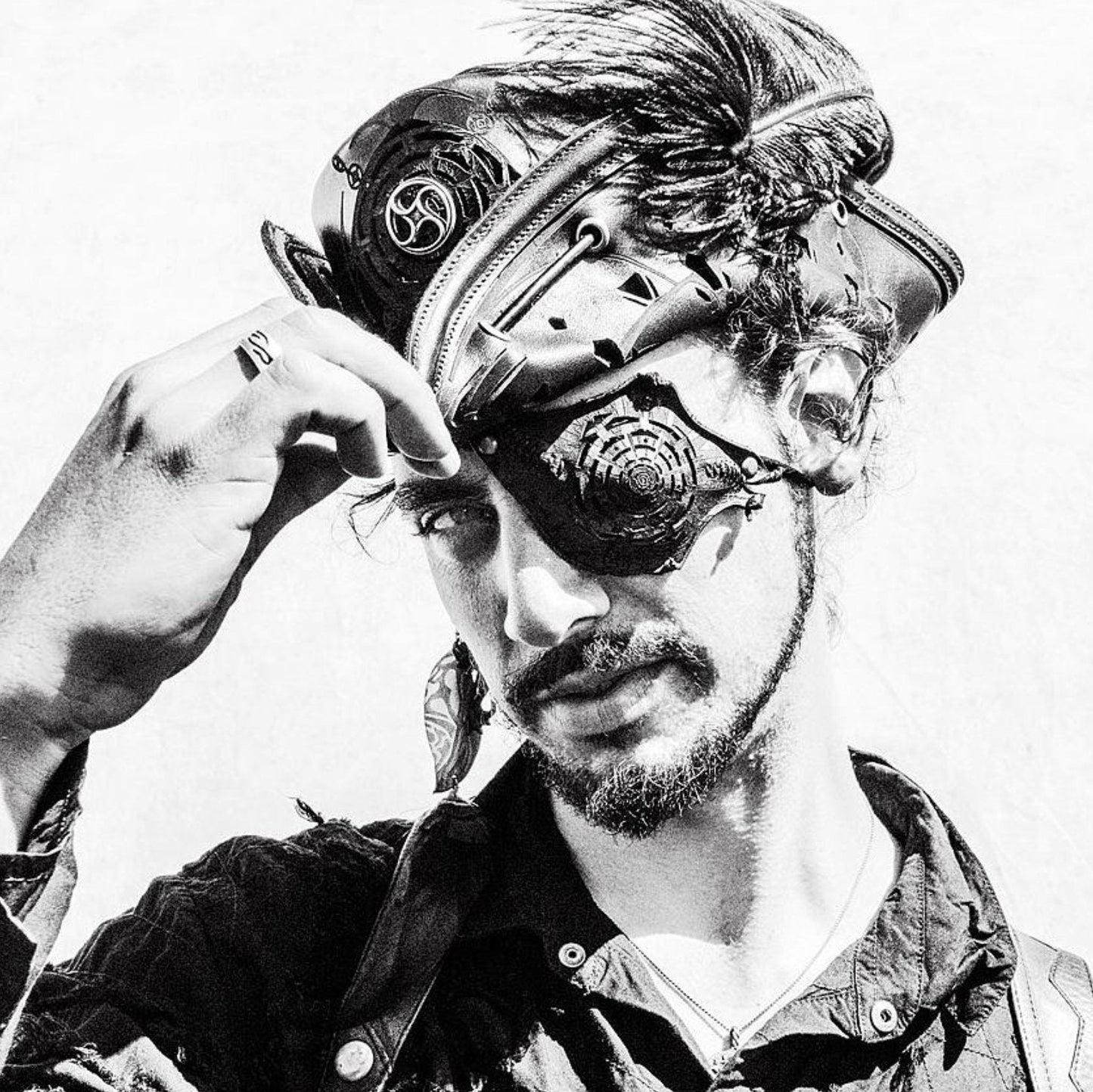 Leather See Through Pirate Eye Patch - Astral Chrysalis Designs