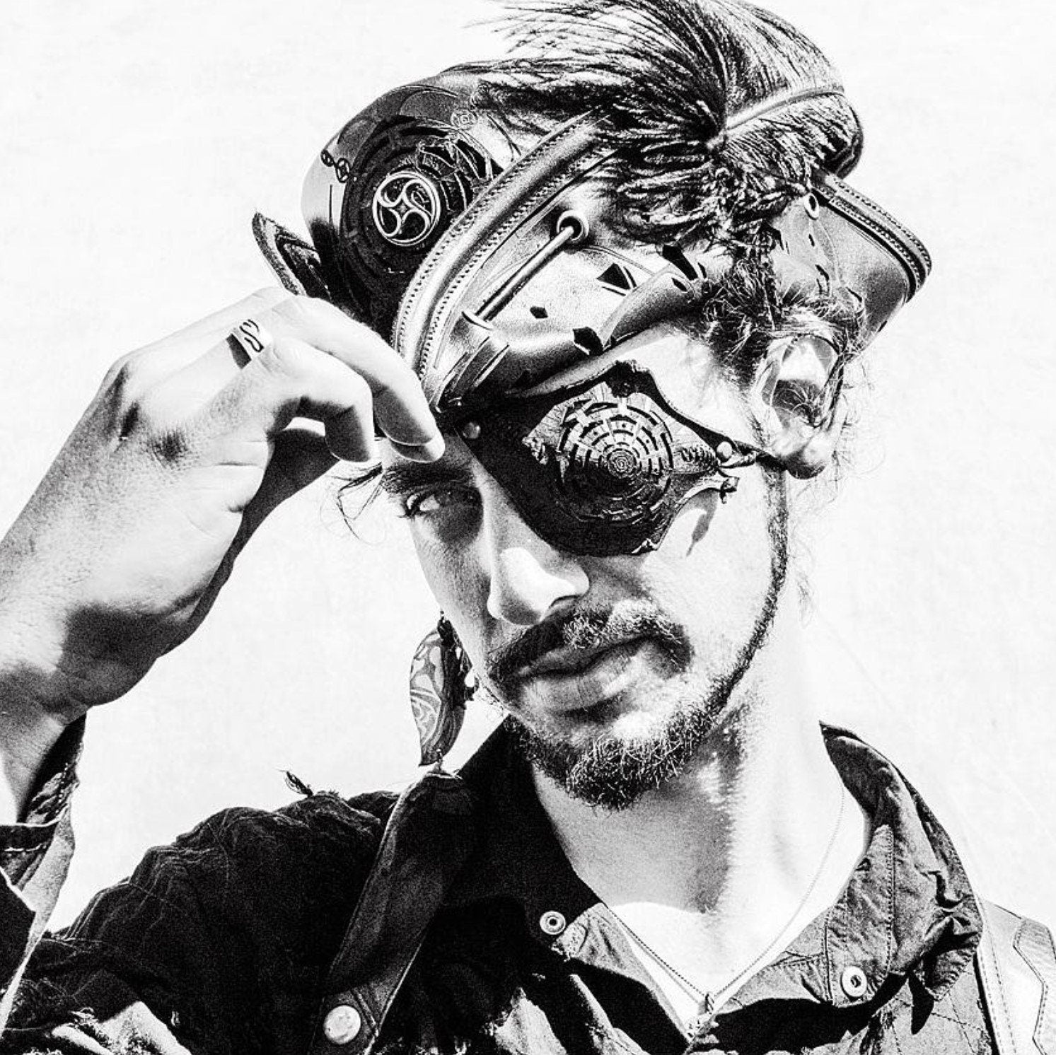 Leather See Through Pirate Eye Patch - Astral Chrysalis Designs