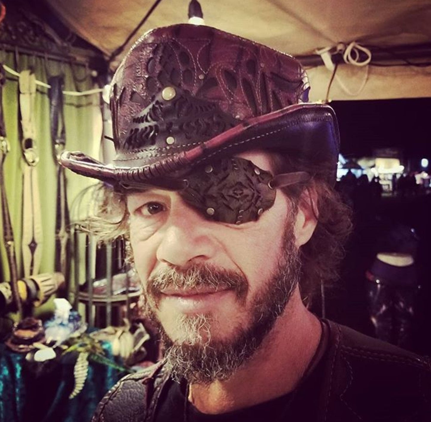 Leather See Through Pirate Eye Patch - Astral Chrysalis Designs