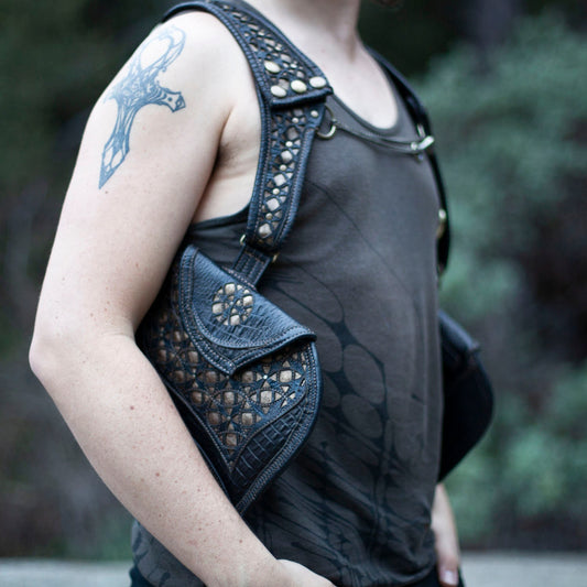 Corvidae Modular Leather Holster - Astral Chrysalis Designs