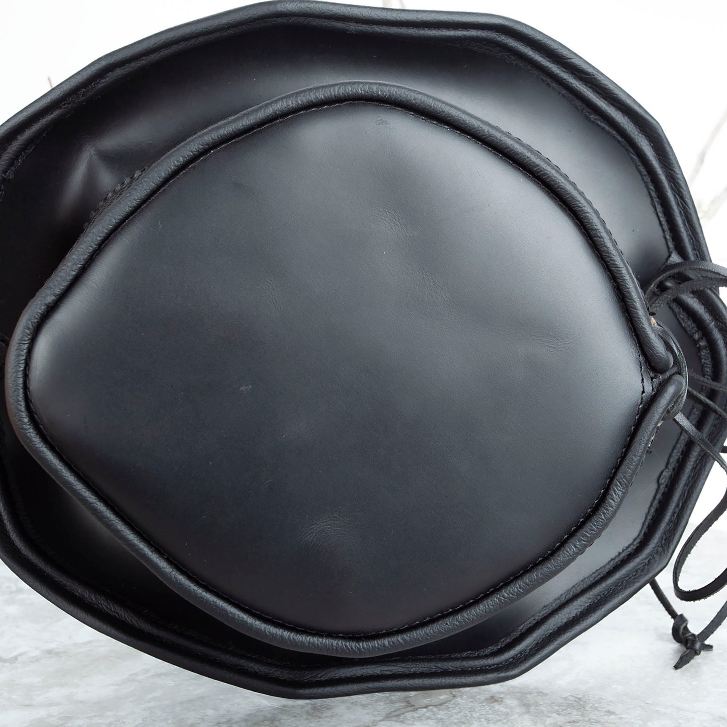 Basic Daunting & Dapper Leather Top Hat | Black (Copy) - Astral Chrysalis Designs