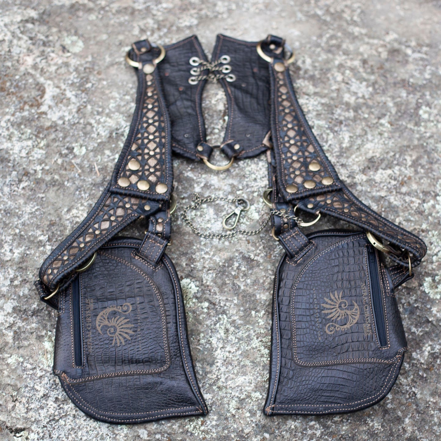 Corvidae Modular Leather Holster - Astral Chrysalis Designs