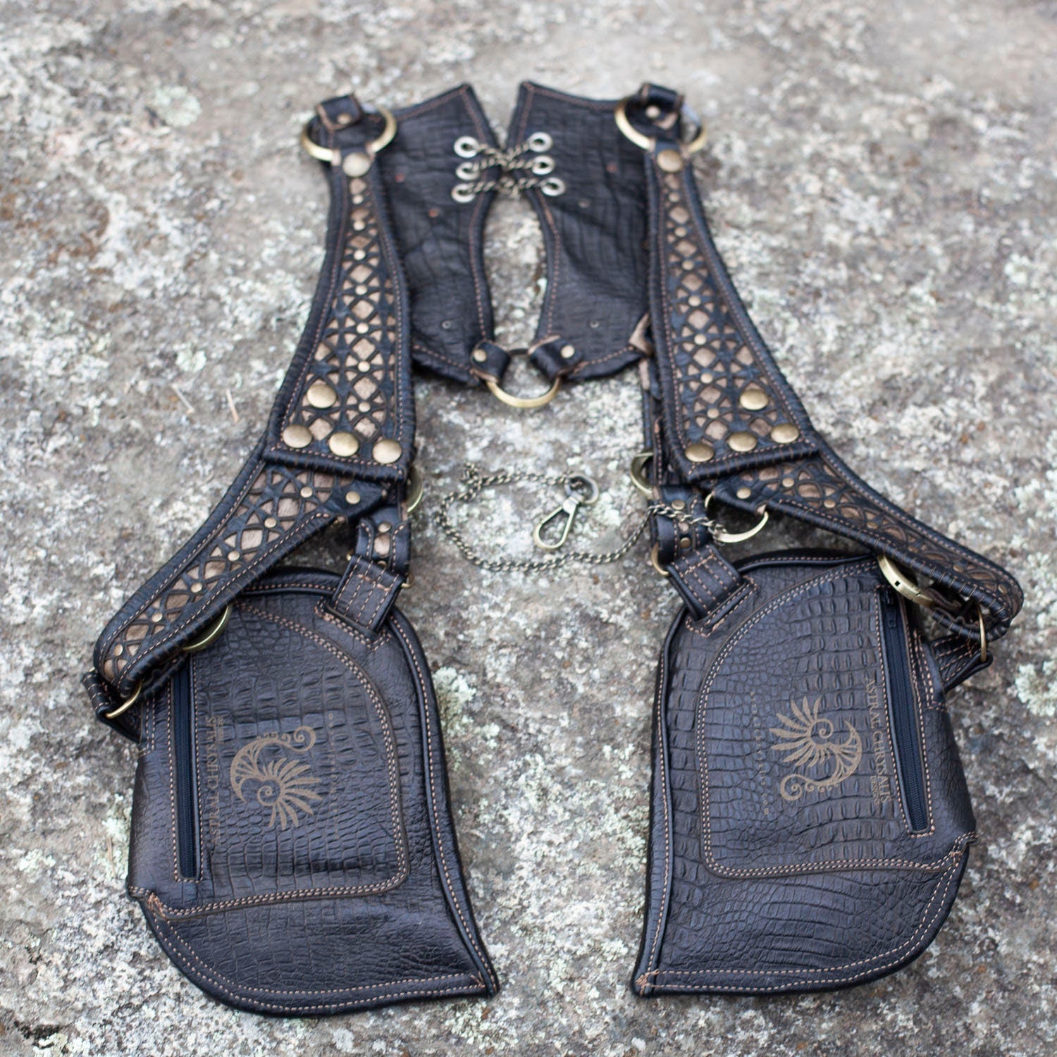 Corvidae Modular Leather Holster - Astral Chrysalis Designs