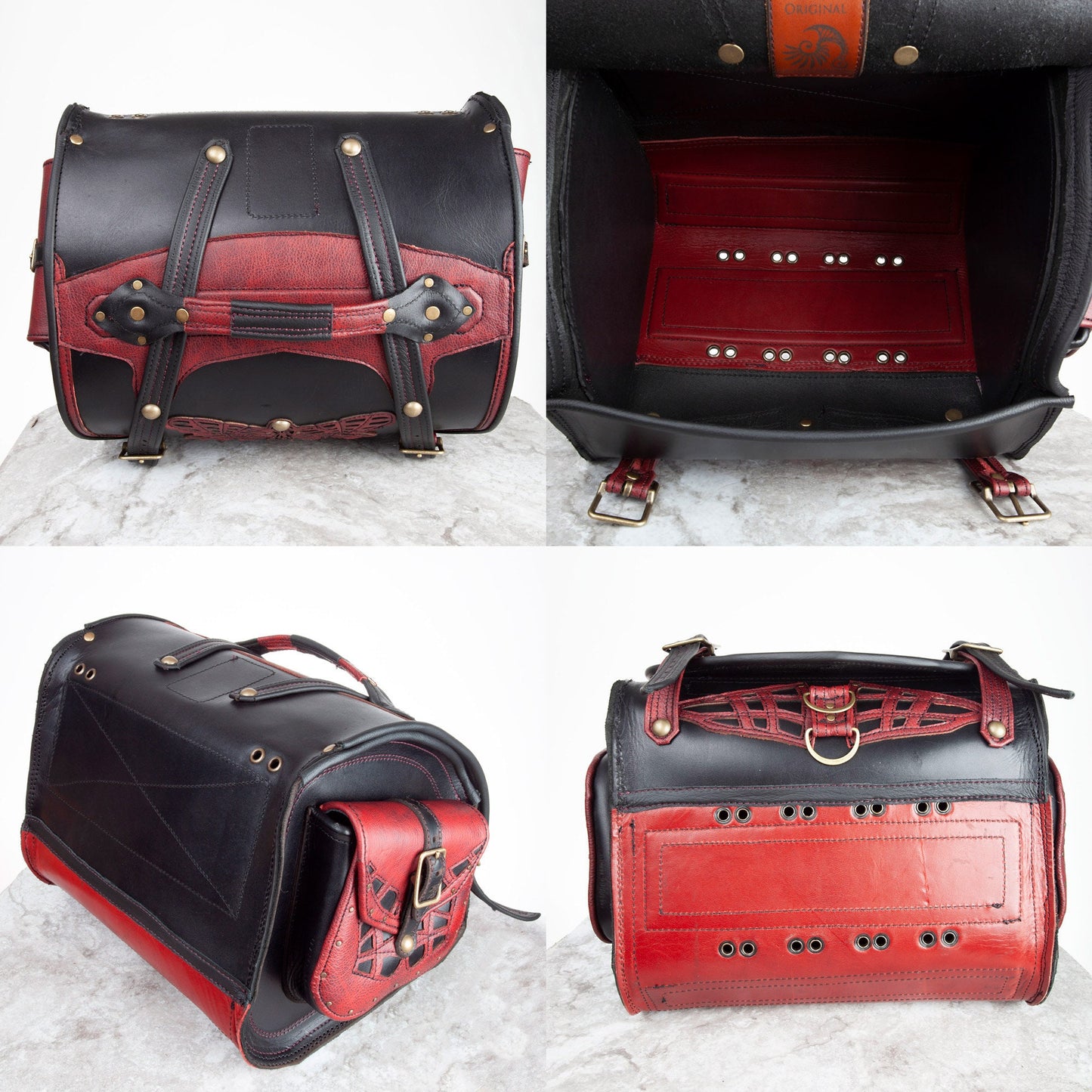 Odonata Motorcycle Saddle Bag | Made To Order - Astral Chrysalis Designs