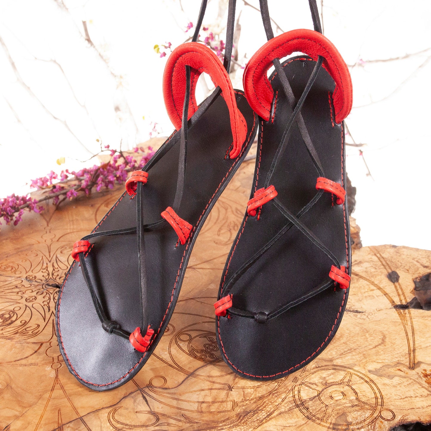 Oasis Leather Sandals Size 8 | In-Stock - Astral Chrysalis Designs