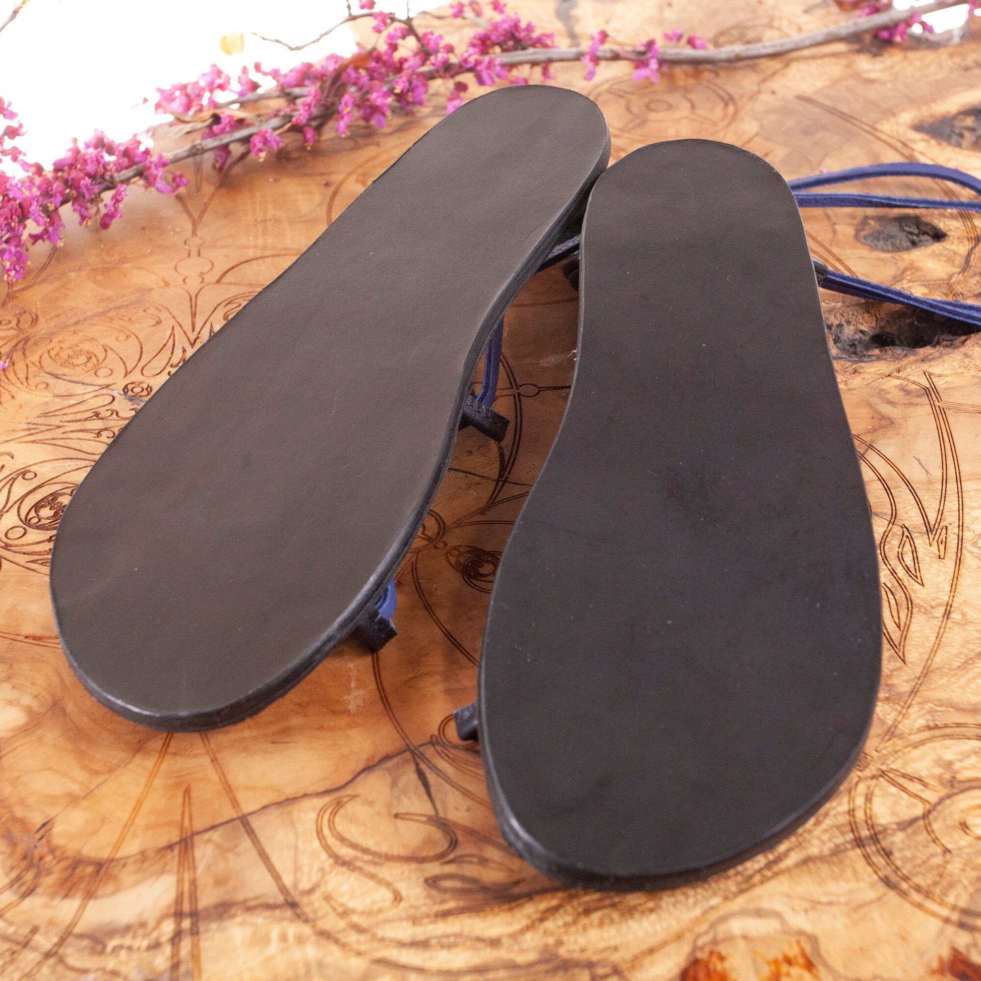 Bella Caribe Leather Sandals | Made-To-Order - Astral Chrysalis Designs