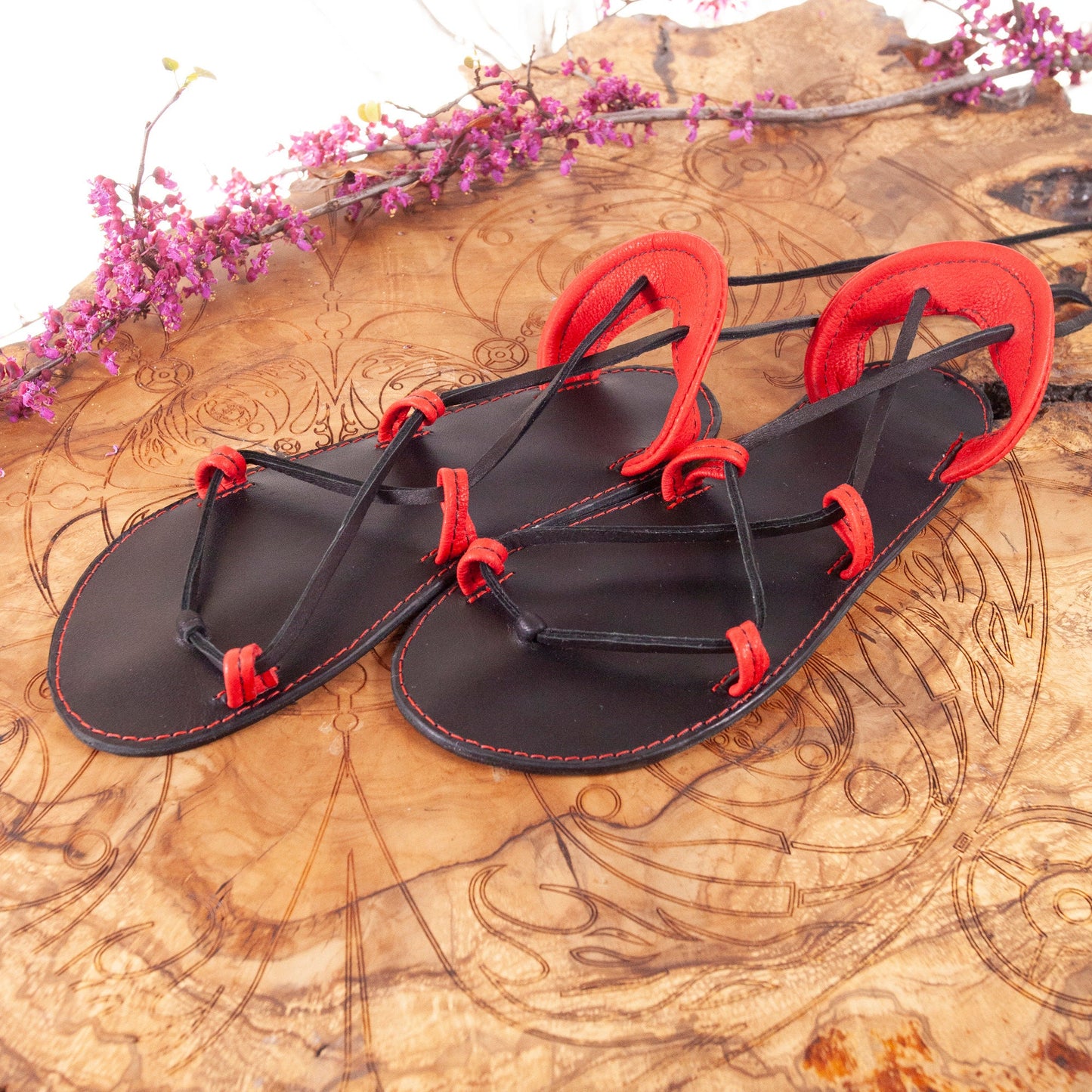 Oasis Leather Sandals Size 8 | In-Stock - Astral Chrysalis Designs
