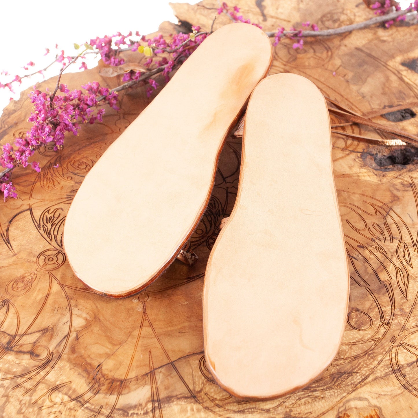 Bella Caribe Leather Sandals | Made-To-Order - Astral Chrysalis Designs