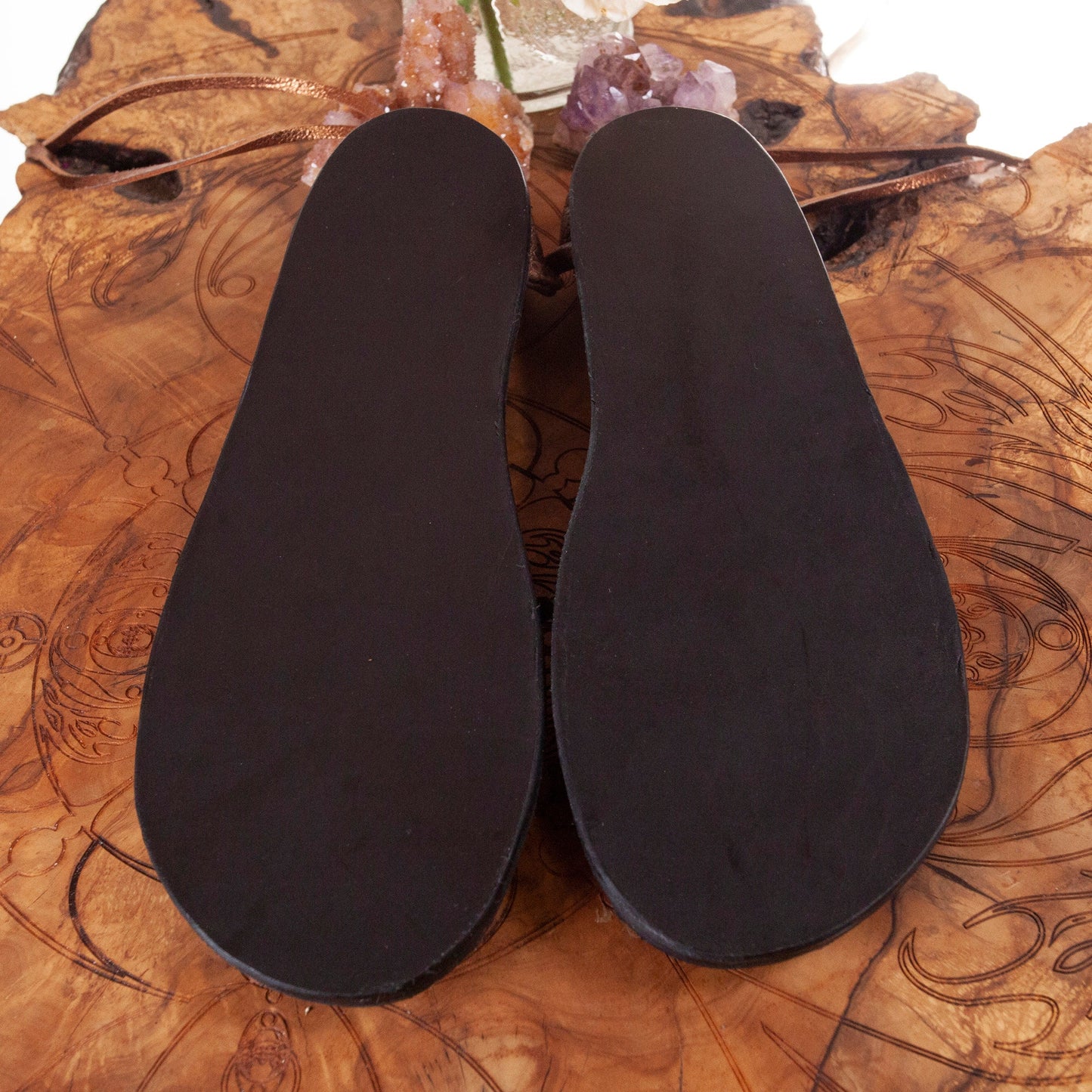 Bella Caribe Leather Sandals Size 10 | In-Stock - Astral Chrysalis Designs