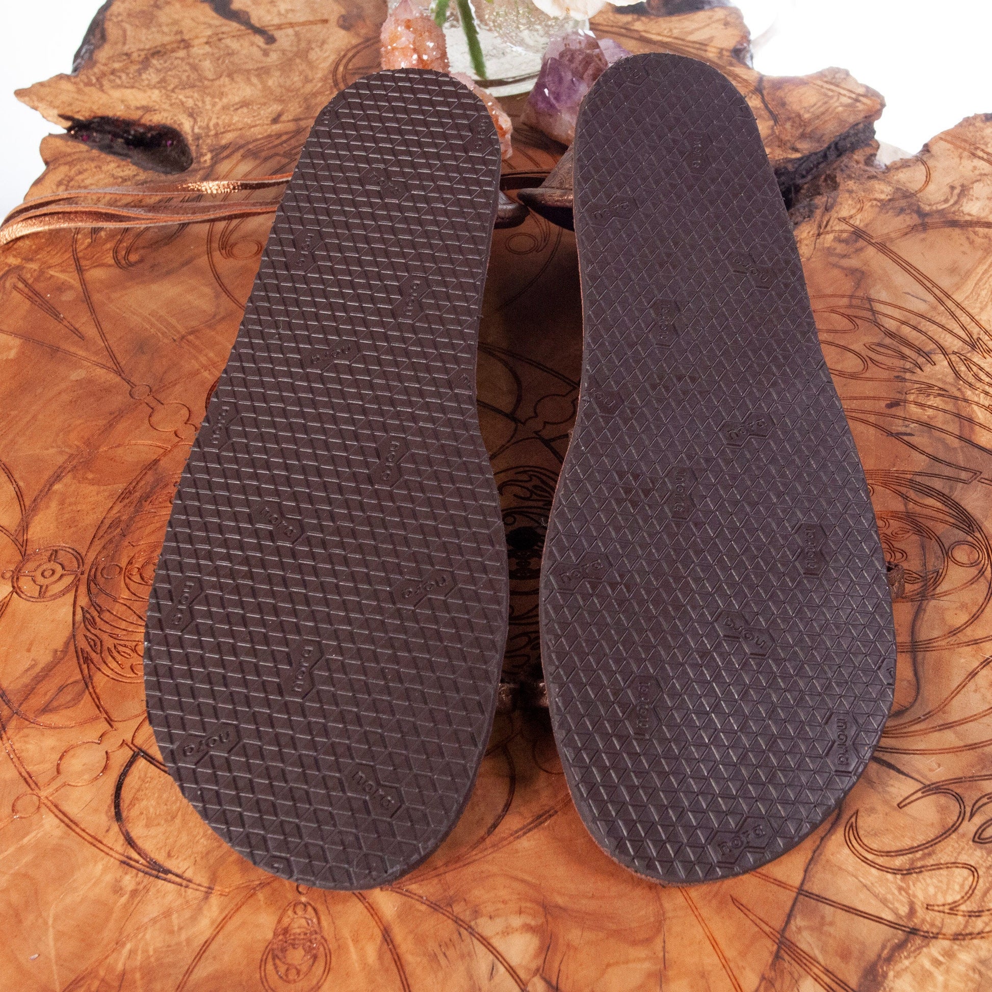 Bella Caribe Leather Sandals | Made-To-Order - Astral Chrysalis Designs