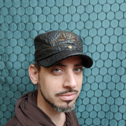 Zenith Flat Cap | Newsie Hat | Flat Cap | Made To Order - Astral Chrysalis Designs