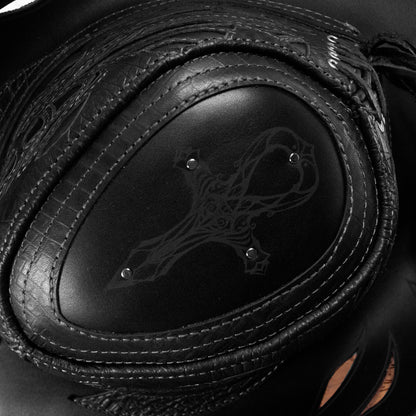 Windrider Leather Cowboy Pirate & Cowboy Hat | Black | Made To Order - Astral Chrysalis Designs