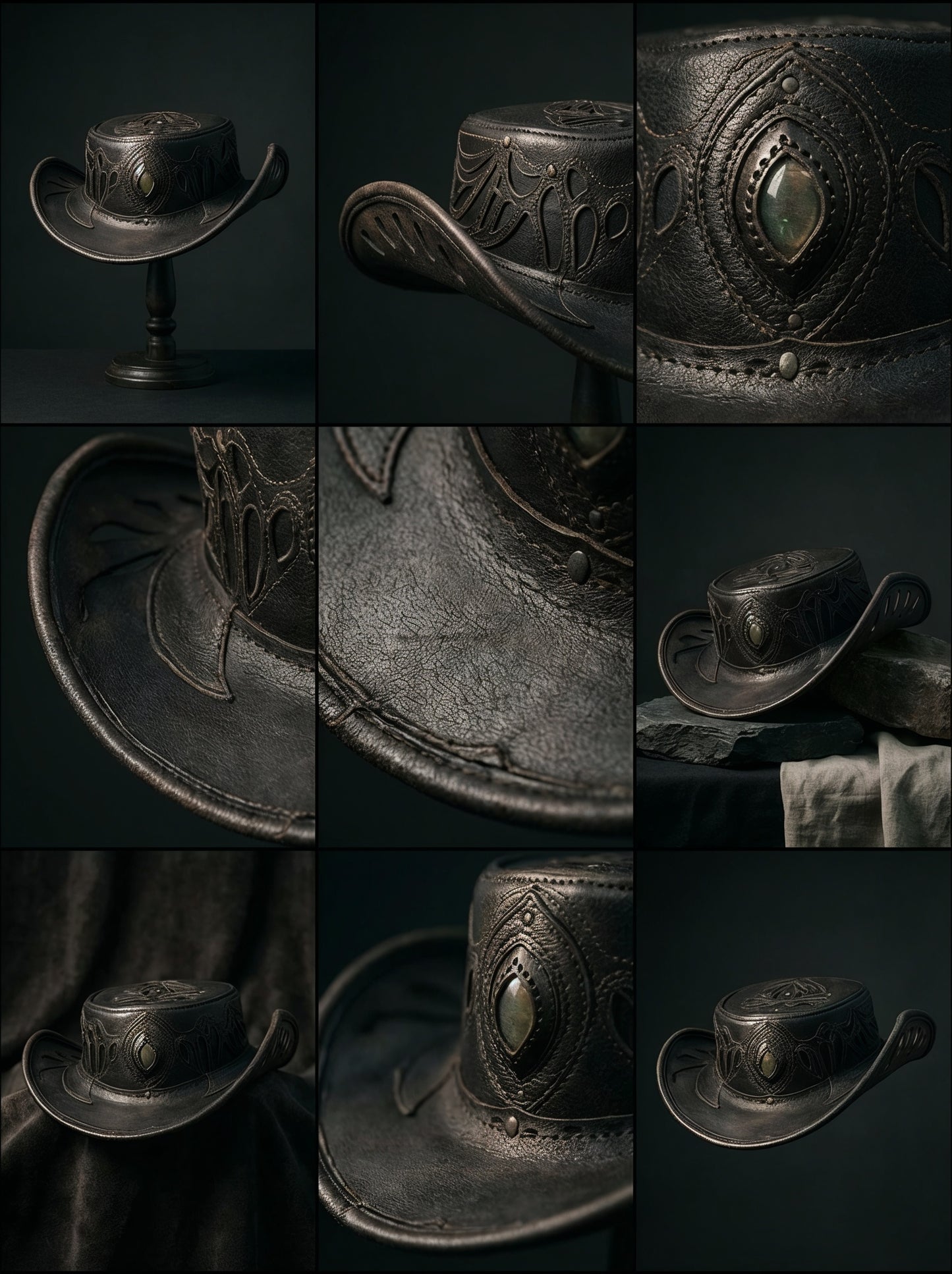 The Aramis • — The Versatile Leather Vanguard Hat • Custom Order