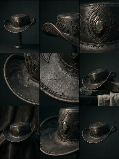 The Aramis • — The Versatile Leather Vanguard Hat • Custom Order