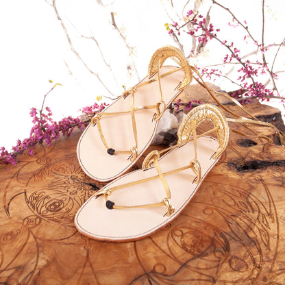 Reserve Listing for Karen M | Oasis Leather Sandals Size 8 - Astral Chrysalis Designs