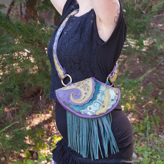 Chrysalis Sling Purse for Ursula | Custom Order - Astral Chrysalis Designs