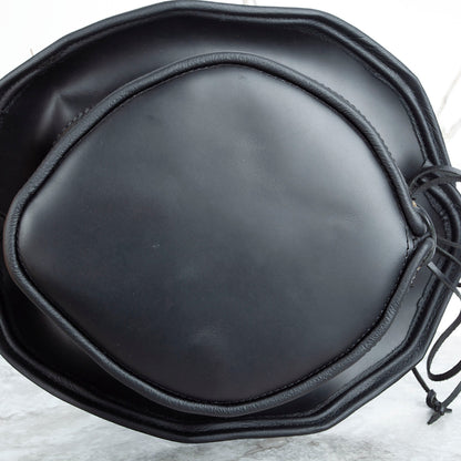 Basic Daunting & Dapper Leather Top Hat | Black (Copy) - Astral Chrysalis Designs