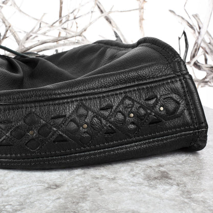 Mystic Leather Hood - Astral Chrysalis Designs