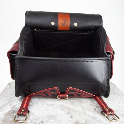 Odonata Motorcycle Saddle Bag | Made To Order - Astral Chrysalis Designs
