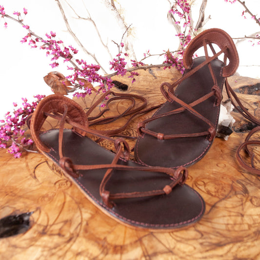 Size 9, IN STOCK, Bella Caribe, Oasis, Grecian Sandals, Leather Sandals, Sandals, Greek Sandals, Goddess Sandals, Barefoot Sandals, EU 39 - Astral Chrysalis Designs