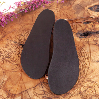 Size 7, IN STOCK, Bella Caribe, Oasis, Grecian Sandals, Leather Sandals, Sandals, Greek Sandals, Goddess Sandals, Barefoot Sandals, EU 37 - Astral Chrysalis Designs