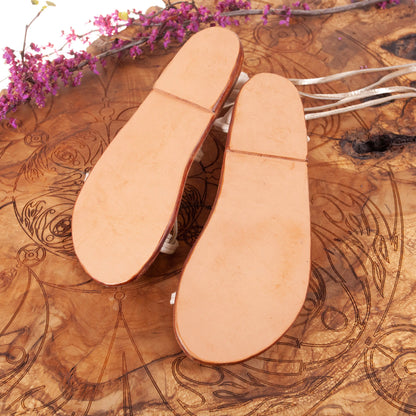Size 6, IN STOCK, Bella Caribe, Oasis, Grecian Sandals, Leather Sandals, Sandals, Greek Sandals, Goddess Sandals, Barefoot Sandals, EU 36 - Astral Chrysalis Designs