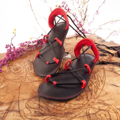 Bella Caribe Leather Sandals | Made-To-Order - Astral Chrysalis Designs