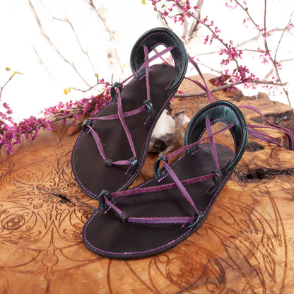 Size 7, IN STOCK, Oasis Dance, Oasis, Grecian Sandals, Leather Sandals, Sandals, Greek Sandals, Goddess Sandals, Barefoot Sandals, EU 37 - Astral Chrysalis Designs