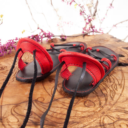 Bella Caribe Leather Sandals | Made-To-Order - Astral Chrysalis Designs