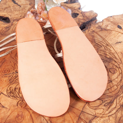 Made To Order, Bella Caribe, Oasis, Grecian Sandals, Leather Sandals, Sandals, Greek Sandals, Goddess Sandals,Barefoot Sandals,Oasis Sandals - Astral Chrysalis Designs