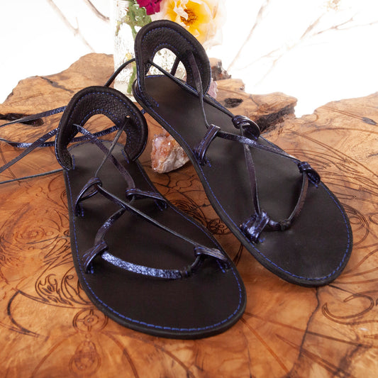 Oasis Leather Sandals Size 9 | In-Stock - Astral Chrysalis Designs