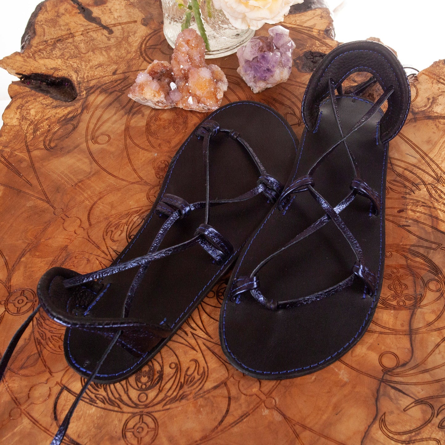 Oasis Leather Sandals Size 9 | In-Stock