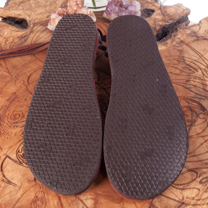 Bella Caribe Leather Sandals | Size 9 | In-Stock - Astral Chrysalis Designs