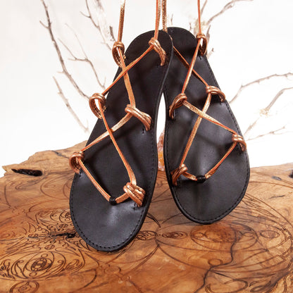 Size 9, IN STOCK, Tahiti, Womens Sandals, Grecian Sandals, Leather Sandals, Sandals, Greek Sandals, Goddess Sandals, Barefoot Sandals, EU 39 - Astral Chrysalis Designs
