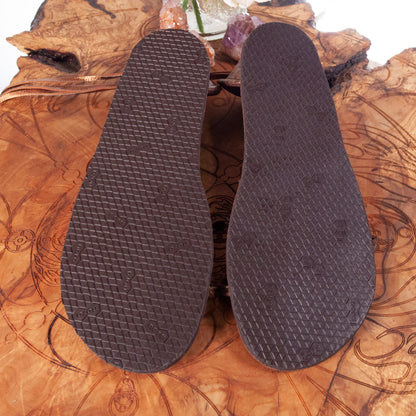 Bella Caribe Leather Sandals | Made-To-Order - Astral Chrysalis Designs