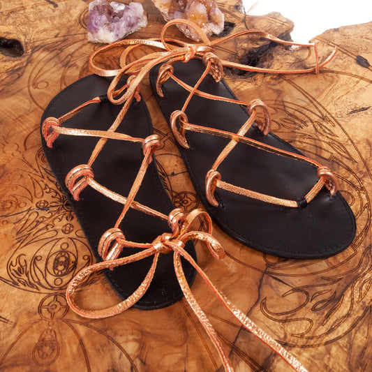 Size 9, IN STOCK, Tahiti, Womens Sandals, Grecian Sandals, Leather Sandals, Sandals, Greek Sandals, Goddess Sandals, Barefoot Sandals, EU 39 - Astral Chrysalis Designs